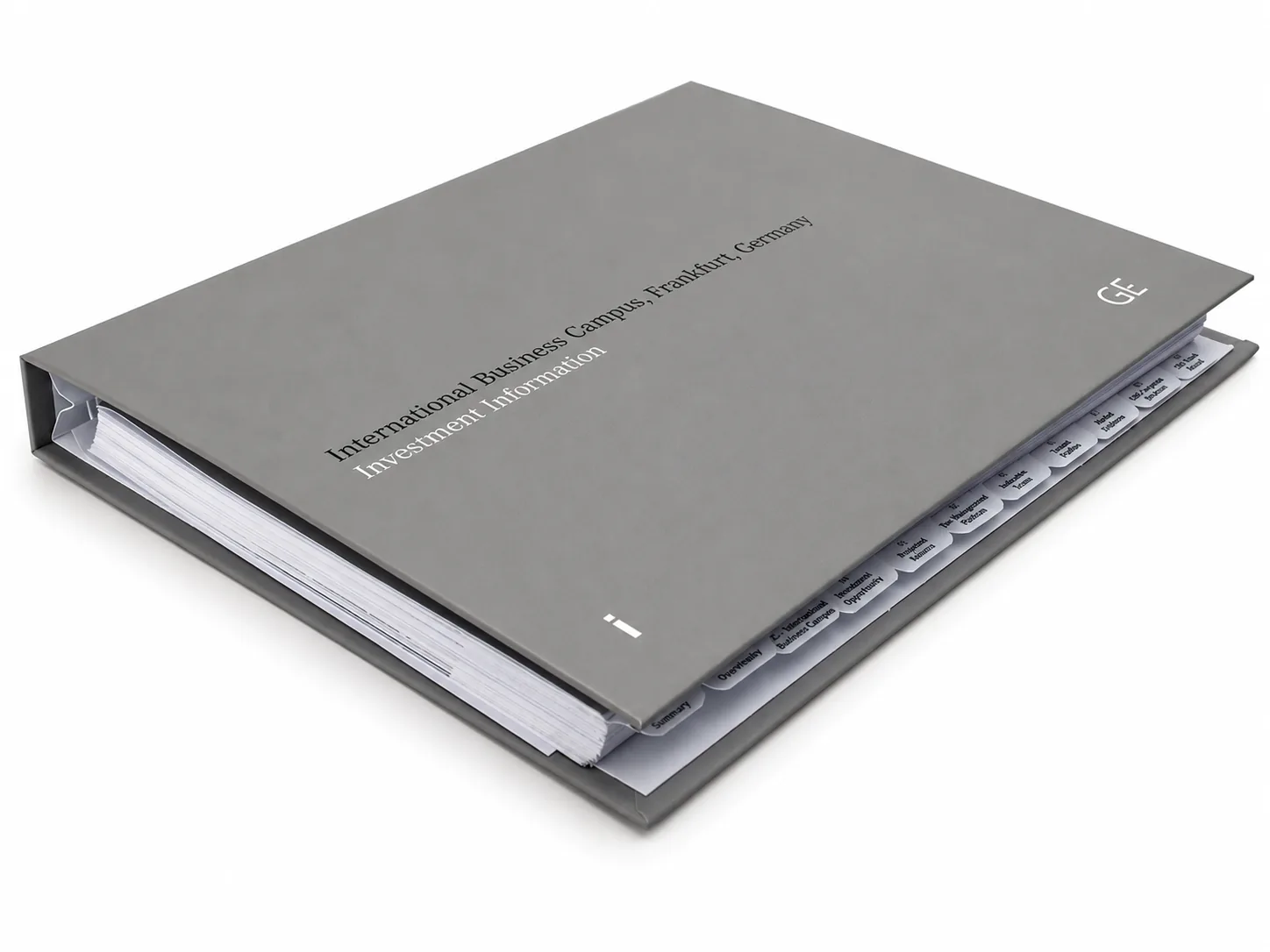 Document printing and copying, corporate binder with index tabs