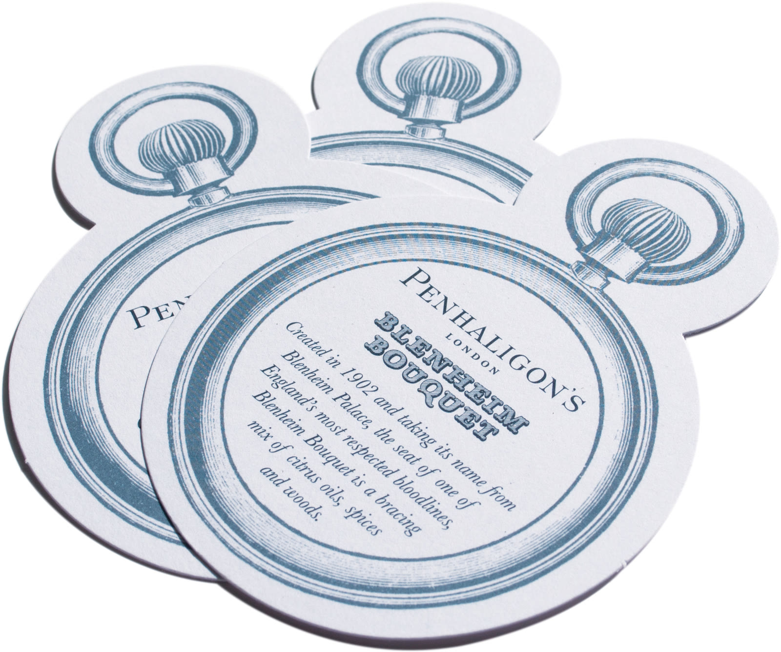 Custom made retail swing tags, die cut to shape
